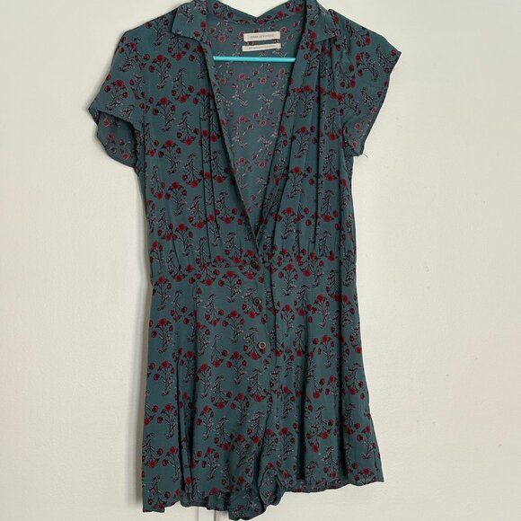 Urban Outfitters Light Floral Romper - Picture 2 of 5